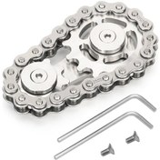 Resim Dişli Volan Gyro Dişli Zincir Metal Oyuncak Dişli Zincir Gyro Bırak Ofis Dekompresyon Oyuncak Yurt Dışından A 