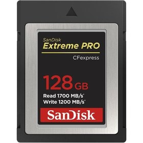 Resim SanDisk 128GB 1700MB/s Extreme PRO CFexpress Type B Hafıza Kartı 