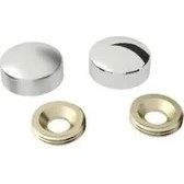 Resim Vida Kapama Kapağı 25 Mm, Krom - 5 Adet 