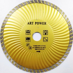 Resim Makroyapı Artpower 180 mm Turbo Elmas Mermer Seramik Kesici Elmas Testere 