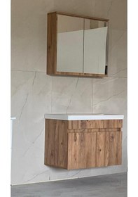 Resim Üsküp A.Çam Mdflam 100 Cm Banyo Dolabi Takim Atlantikçam 