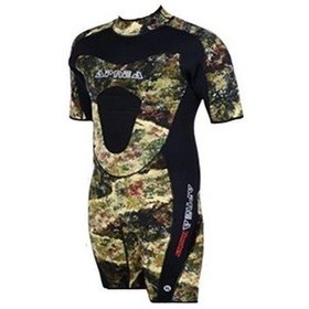 Resim Apnea Hunter Shorty Dalış Elbisesi Kamuflaj 