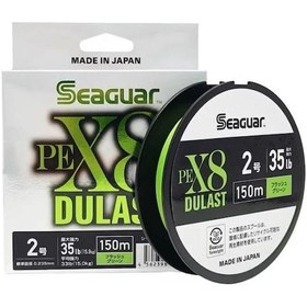 Resim Seaguar Dulast 8b Flash Green 150m İp Misina 0,18mm 0,18mm 