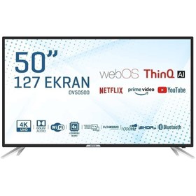 Resim Onvo OV50500 4K Ultra HD 50" 127 Ekran Uydu Alıcılı webOS Smart LED TV Onvo OV50500 50" 127 Ekran Uydu Alıcılı 4K Ultra HD webOS Smart LED TV