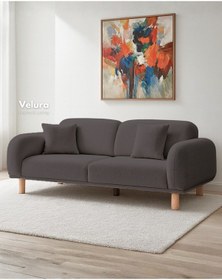 Resim Lara Üçlü Koltuk & 3 ' Lü Kanepe - Koyu Gri Koyu Gri 