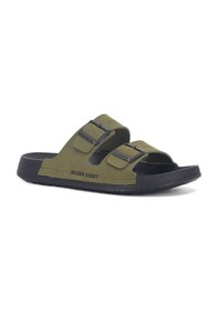 Resim Parmi 26001-26 Çift Tokalı Ultra Light Anatomik Erkek Terlik Haki 
