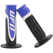 Resim Hightower Mavi 22-24mm Universal Motosiklet Atv Gidon Dayanıklı Motokros Suzuki Honda Kawasaki 