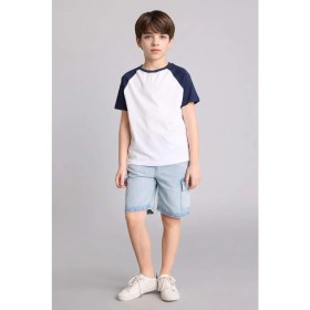 Resim DeFacto New Regular Fit Bisiklet Yaka Kısa Kollu Tişört Erkek Çocuk H6383A826HS 