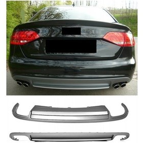 Resim Audi S4 arka tampon difüzörü model 2008 / 2012 B8 