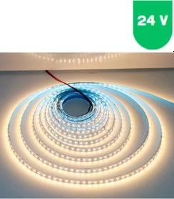 Resim 24 Volt 8 Mm Pixel 3000 K Günışığı İç Mekan 120 Ledli 10 Metre Şerit Led 