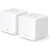 Resim Mercusys Halo H60X(2-pack), AX1500Mbps, Dual-Band, Gigabit Portları, 100'e Kadar Cihaz Bağlanabilir, 350 m²'ye Kadar Kapsama, Akıllı Bağlantı, Mobil Uygulama ile Kolay Kurulum, Wi-Fi 6 Mesh Sistemi 