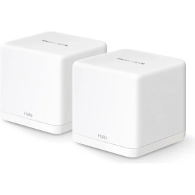 Resim Mercusys Halo H60X(2-pack), AX1500Mbps, Dual-Band, Gigabit Portları, 100'e Kadar Cihaz Bağlanabilir, 350 m²'ye Kadar Kapsama, Akıllı Bağlantı, Mobil Uygulama ile Kolay Kurulum, Wi-Fi 6 Mesh Sistemi 
