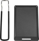 Resim Lemestar Taşınabilir Demir Izgara Tava - Küçük Kareli, Kaymaz Yüzeyli, Hızlı Isınır - Ev, Kamp, Piknik İçin Çok Renkli 