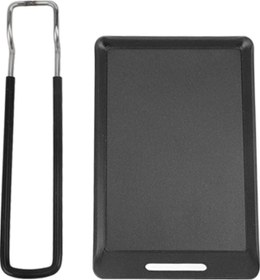 Resim Lemestar Taşınabilir Demir Izgara Tava - Küçük Kareli, Kaymaz Yüzeyli, Hızlı Isınır - Ev, Kamp, Piknik İçin Çok Renkli 