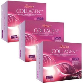 Resim 3 Kutu Balen Collagen Tip 1,2,3 Kolajen Hyaluronik Asit Vitamin C 