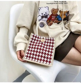 Resim Jesıdo Küçük Hediye Çantası Tekstil Shopper. 141214844 Kırmızı 