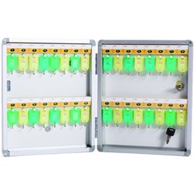 Resim Panda 21x32 cm 24 Lü Lüks Ithal Alüminyum Anahtar Dolapları 