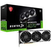 Resim MSI GeForce RTX 4070 Süper Ventus 3X 12G OC GD6X 