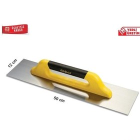 Resim Dekor 214 Kapalı Plastik Saplı Alçı Malası 50 CM Yay Çeliği 