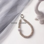 Resim Silver1 Gıoıo Yeni Sevimli Kedi Pençe Çapraz Giyinme Kurumi Bebek Araba Anahtarlık Büyük Kulak Köpek Çift Okul Çantası Hediye Anahtarlık Kolye (Yurt Dışından) 