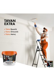 Resim Fawori Tavan Extra Mat Beyaz İç Cephe Tavan Boyası 