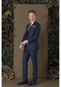Resim Efor Tk 883 Slim Fit Lacivert Klasik Takım Elbise Lacivert 