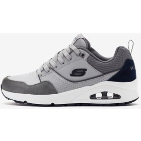 Resim Skechers Uno - Retro One Erkek Gri Sneakers 183020 Gry Gri | Orijinal 