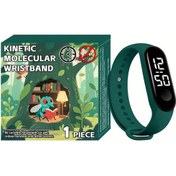 Resim Cloud011 Siyah Yeşil Elektronik Spor Bilekliği, Dokunmatik Ekranlı Fitness Saati, Hediye Diğer 