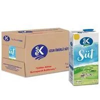 Resim Sek Tam Yağlı Süt 1 L x 12 Adet 