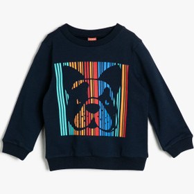 Resim Erkek Bebek Baskılı Sweatshirt 