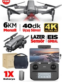 Resim SJRC F22 S2 Pro+ 4K Kameralı Drone Seti - 6KM Menzil+Çarpışma Sensörü+40 Dakika Uçuş Süresi+Çanta+EIS Gimbal 