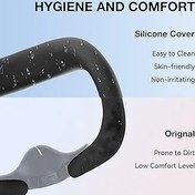 Resim APEXINNO VR Silicone Face Pad Cover and Anti-Leakage Nose Pad for Meta Quest 3 Original Headset Accessories, VR Face Cushion Pad Light Blocker for Oculus Quest 3 Headset (Black) 