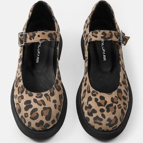 Resim Panthera Leopar Hakiki Deri Kadın Loafer Leopar 