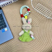 Resim Silver1 Sevimli Renkli Ip Peluş Ayı Kolye El Yapımı Oyuncaklar Küçük Bebek Çanta Çekicilik Sevimli Bebek Cep Telefonu Çekicilik (Yurt Dışından) 