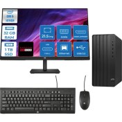 Resim Hp Pro 290 G9 Intel Core I5 14400 32GB Ddr5 1tb Windows 11 Pro 4GB/RX550 21.5" Monitör Masaüstü Bilgisayar GMON54XLETRXP10 + Zettausbbellek 