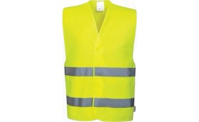 Resim Öncü 10 Adet Reflektörlü Fosforlu İkaz Yeleği ( 10X ) 