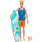 Resim Barbie Ken Sörf Yapıyor Oyun Seti HPT50 