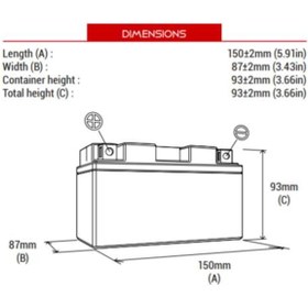 Resim BS AKÜ Bs Battery Btx7a-bs Motosiklet Aküsü 