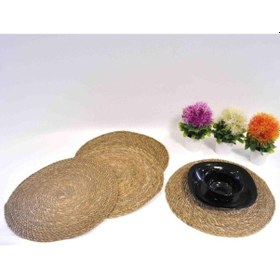 Resim Yunusoğlu Home Hasır Amerikan Servisi Supla Örme Bambu Kahverengi 