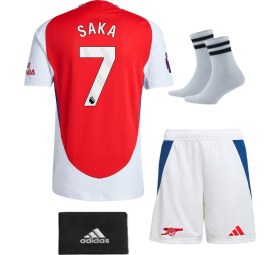 Resim Arsenal Boyuka Saka Çocuk Futbol Forma 4'lü Set Forma+Şort+Çorap+Bileklik 