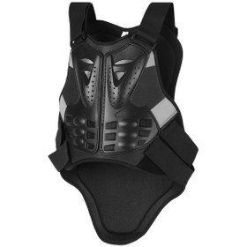 Resim Kkmoon Motosiklet Koruma Yeleği Erkekler İçin Göğüs Ve Omurga Koruyucu Pe Kabuk Model L/xl Siyah 