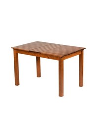 Resim Bahçeme Kaş 80x120 Sabit Ayaklı Ahşap Bahçe Balkon Masası 