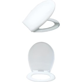 Resim Bagno Beyaz Çocuk Adaptörlü Soft Close Klozet Kapağı (BG.105514100-ÇA) 