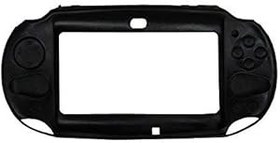 Resim OSTENT Sony PS Vita PSV PCH-2000 için Koruyucu Silikon Yumuşak Kılıf Kapak Kılıfı Cilt - Renk Siyah 