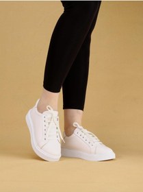 Resim layki ATTY Rahat Tabanlı Günlük Spor Stil Kadın Beyaz Sneaker Ayakkabı 