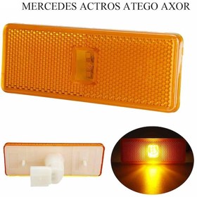 Resim Mercedes Actros Axor Atego Yan Sinyal Lamba Ledli 24 Volt Duylu 