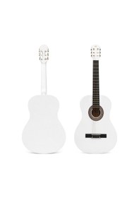 Resim Fourtune Luca C-180wh Beyaz Klasik Gitar Seti 4/4 Sap Ayarlı 