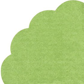 Resim Uni Yeşil Üçgen Peçete 