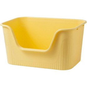 Resim Suntek Yüksek Taraflı Kedi Kumu Kutuları Büyük Alan 