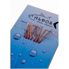 Resim Aldos Çapari İstavrit Çaparisi, 9 no İğne Turuncu - Mor 3 Adet 